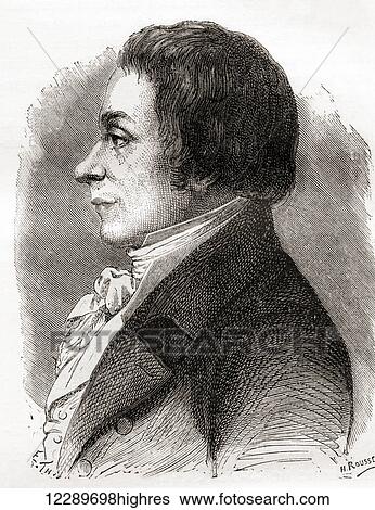 Stock Photograph - Joseph Lakanal, 1762 1845. French politician. From Les Merveilles de la Science, published c. 1870. Fotosearch