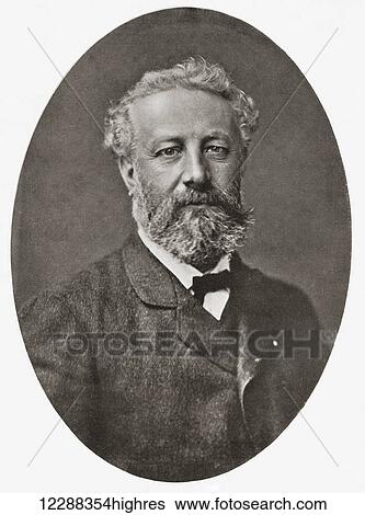 Jules Gabriel Verne, 1828 1905. French author. From Bibby's Annual published 1910. View Large Photo Image Stock Photograph - Jules Gabriel Verne, 1828 1905. French author. From Bibby's Annual published 1910.. Fotosearch