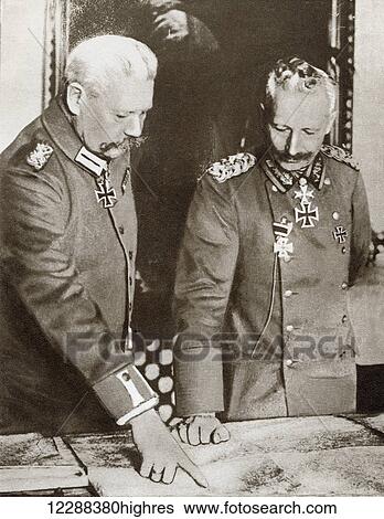 Kaiser Wilhelm II (left) and Field Marshal von Hindeburg studying maps during the First World War. Wilhelm II, Frederick William Victor Albert of Prussia, 1859 1941. Last German Emperor or Kaiser and King of Prussia. Paul Ludwig Hans Anton von... View Large Photo Image Stock Photograph - Kaiser Wilhelm II (left) and Field Marshal von Hindeburg studying maps during the First World War. Wilhelm II, Frederick William Victor Albert of Prussia, 1859 1941. Last German Emperor or Kaiser and King of Prussia. Paul Ludwig Hans Anton von.... Fotosearch