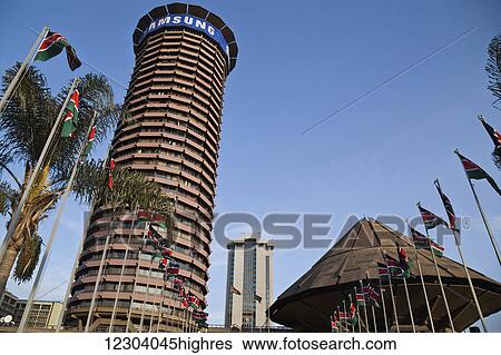 Stock Photograph - Kenyatta International Conference Centre; Nairobi, Kenya. Fotosearch