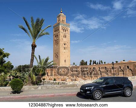 Koutoubia Mosque; Marrakech, Morocco View Large Photo Image Stock Photograph - Koutoubia Mosque; Marrakech, Morocco. Fotosearch