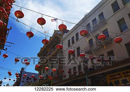 Lanterns, China Town; San Francisco, California, United States of America View Large Photo Image Stock Photography - Lanterns, China Town; San Francisco, California, United States of America. Fotosearch