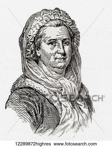 Stock Photograph - Martha Washington, ne Dandridge, 17311802. Wife of George Washington, the first president of the United States. From The History of Our Country, published 1905.. Fotosearch