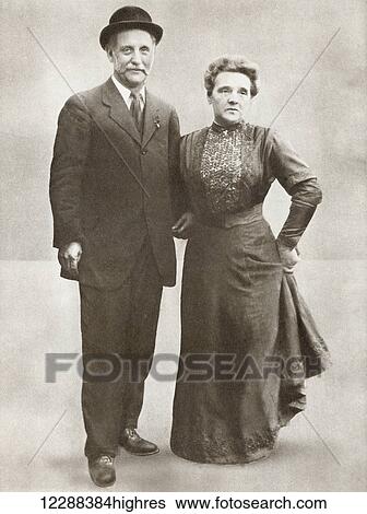 Mr. and Mrs. George Lansbury in 1910. George Lansbury, 1859 1940. British politician, socialist, Christian pacifist and newspaper editor. Elisabeth (Bessie) Jane Lansbury, ne Brine. From The Story of 25 Eventful Years in Pictures, published 1935. View Large Photo Image Stock Photograph - Mr. and Mrs. George Lansbury in 1910. George Lansbury, 1859 1940. British politician, socialist, Christian pacifist and newspaper editor. Elisabeth (Bessie) Jane Lansbury, ne Brine. From The Story of 25 Eventful Years in Pictures, published 1935.. Fotosearch