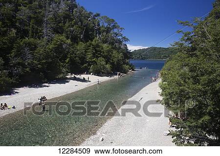 Narrows on Nahuel Huapi Lake near Bahia Lopez; Bariloche, Rio, Argentina View Large Photo Image Stock Photo - Narrows on Nahuel Huapi Lake near Bahia Lopez; Bariloche, Rio, Argentina. Fotosearch