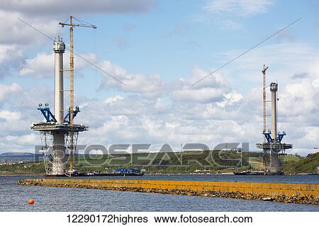 New Forth Road Bridge; Edinburgh, Scotland View Large Photo Image Stock Photograph - New Forth Road Bridge; Edinburgh, Scotland. Fotosearch
