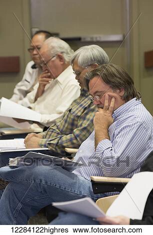 Stock Photograph - North Slope Borough assembly meeting, Barrow, North Slope, Arctic Alaska, USA. Fotosearch