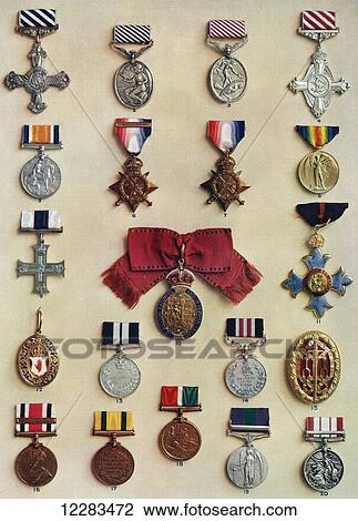 Oders, medals and badges created by King George V. From The Illustrated London News, Silver Jubilee Record Number, 1910 - 1935 View Large Photo Image Stock Image - Oders, medals and badges created by King George V. From The Illustrated London News, Silver Jubilee Record Number, 1910 - 1935. Fotosearch