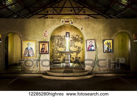 Stock Photograph - Orthodox church; Gulu, Uganda. Fotosearch