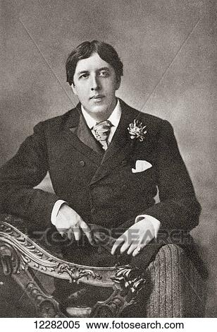 Stock Photography - Oscar Fingal O'Flahertie Wills Wilde, 1854 ÃƒÂ¢Ã¢â€šÂ¬Ã¢â‚¬Å“ 1900. Irish writer and poet, seen here in 1892. After a contemporary photograph.. Fotosearch
