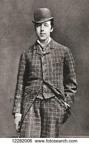 Oscar Wilde at Oxford. Oscar Fingal O'Flahertie Wills Wilde, 1854 – 1900. Irish writer and poet. After a contemporary photograph. View Large Photo Image Stock Photograph - Oscar Wilde at Oxford. Oscar Fingal O'Flahertie Wills Wilde, 1854 – 1900. Irish writer and poet. After a contemporary photograph.. Fotosearch