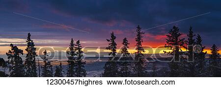 Panoramic view of sunset over the Cook Inlet from the Anchorage hillside, Southcentral Alaska View Large Photo Image Stock Photograph - Panoramic view of sunset over the Cook Inlet from the Anchorage hillside, Southcentral Alaska. Fotosearch