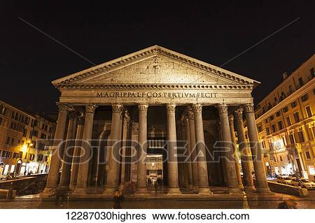 Stock Photograph - Pantheon; Rome, Italy. Fotosearch