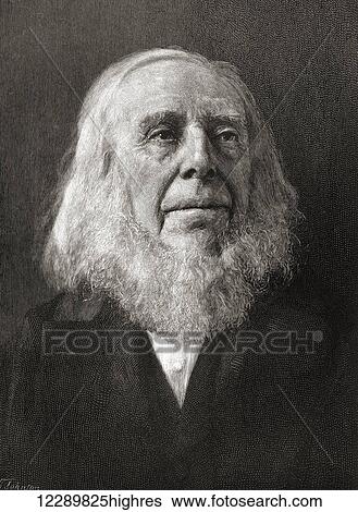 Stock Photograph - Peter Cooper, 1791 1883. American industrialist, inventor, philanthropist and candidate for President of the United States. From The Century Illustrated Monthly Magazine, published 1884.. Fotosearch