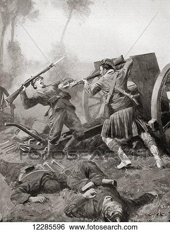 Private George Wilson captures a German Maxim gun single handedly during WWI. From The War Illustrated Album Deluxe, published 1915. View Large Photo Image Stock Photograph - Private George Wilson captures a German Maxim gun single handedly during WWI. From The War Illustrated Album Deluxe, published 1915.. Fotosearch