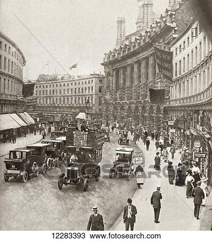 Regent Street, London, England in 1912. From The Story of 25 Eventful Years in Pictures, published 1935. View Large Photo Image Stock Image - Regent Street, London, England in 1912. From The Story of 25 Eventful Years in Pictures, published 1935.. Fotosearch