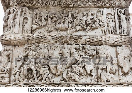 Stock Photograph - Relief on fortification wall; Thessaloniki, Greece. Fotosearch