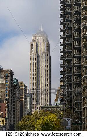 Stock Photograph - Residential skyscrapers; New York City, New York, United States of America. Fotosearch