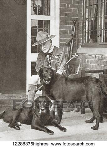 Robert Stephenson Smyth Baden-Powell, 1st Baron Baden-Powell, 1857 1941, aka B-P or Lord Baden-Powell. Lieutenant-general in the British Army, writer, and founder of the Scout Movement. From The Story of 25 Eventful Years in Pictures, published 1935. View Large Photo Image Stock Photograph - Robert Stephenson Smyth Baden-Powell, 1st Baron Baden-Powell, 1857 1941, aka B-P or Lord Baden-Powell. Lieutenant-general in the British Army, writer, and founder of the Scout Movement. From The Story of 25 Eventful Years in Pictures, published 1935.. Fotosearch