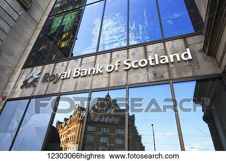 Stock Photograph - Royal Bank of Scotland; Edinburgh, Scotland. Fotosearch