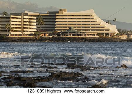 Royal Kona Resort on the Kailua-Kona waterfront; Kailua-Kona, Island of Hawaii, Hawaii, United States of America View Large Photo Image Stock Photograph - Royal Kona Resort on the Kailua-Kona waterfront; Kailua-Kona, Island of Hawaii, Hawaii, United States of America. Fotosearch