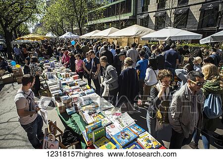 Stock Photograph - Saint George's Day; Barcelona, Catalonia, Spain. Fotosearch