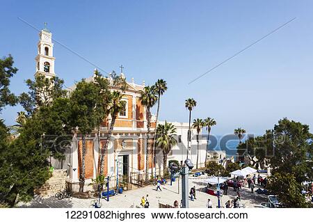 Stock Photograph - Saint Peter's Church; Joppa, Israel. Fotosearch