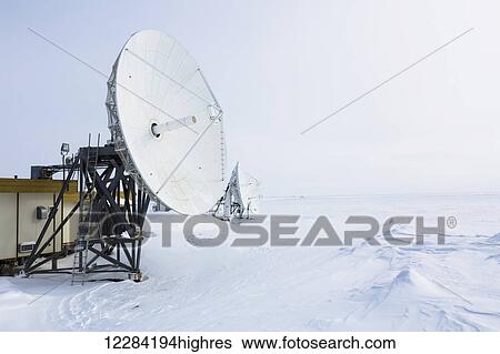 ice on satellite dish