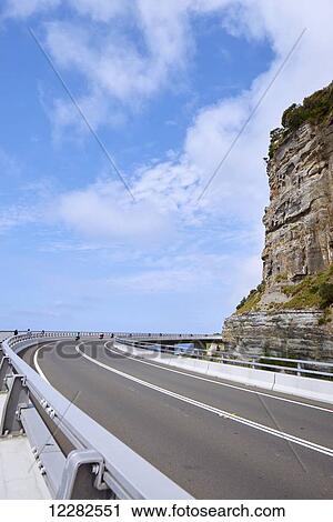 Sea cliff bridge; Wollongong, New South Wales, Australia View Large Photo Image Stock Image - Sea cliff bridge; Wollongong, New South Wales, Australia. Fotosearch