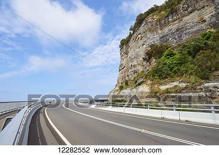 Sea cliff bridge; Wollongong, New South Wales, Australia View Large Photo Image Stock Image - Sea cliff bridge; Wollongong, New South Wales, Australia. Fotosearch