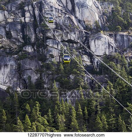 Sea to Sky Gondola against Coast Mountains rock face; Squamish, British Columbia, Canada View Large Photo Image Stock Photograph - Sea to Sky Gondola against Coast Mountains rock face; Squamish, British Columbia, Canada. Fotosearch