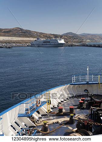 Ships in a port; Tangier, Morocco View Large Photo Image Stock Photograph - Ships in a port; Tangier, Morocco. Fotosearch