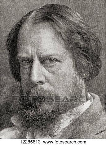 Stock Image - Sir William Blake Richmond, 1842 ÃƒÂ¢Ã¢â€šÂ¬Ã¢â‚¬Å“ 1921. Portrait painter and designer of stained glass and mosaic. From the magazine The World and His Wife, published 1907.. Fotosearch