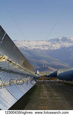 Solar power plant; Algeria Province, Spain View Large Photo Image Stock Photograph - Solar power plant; Algeria Province, Spain. Fotosearch
