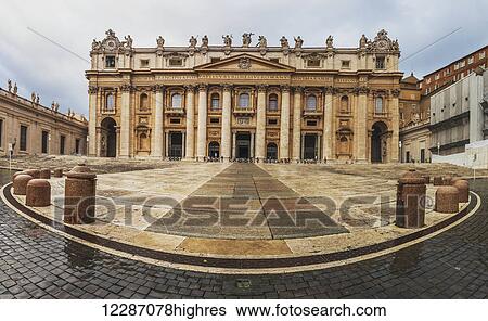 Stock Photograph - St. Peter's Basilica, Vatican City; Rome, Italy. Fotosearch