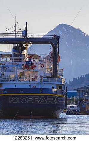 Stern view of the Alaska State ferry M/V Tustumena, Kodiak, Southwest Alaska View Large Photo Image Stock Image - Stern view of the Alaska State ferry M/V Tustumena, Kodiak, Southwest Alaska. Fotosearch