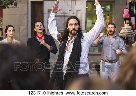 Street flamenco dancers in Alonso Ca0 Square; Granada, Andalucia, Spain View Large Photo Image Stock Photograph - Street flamenco dancers in Alonso Ca0 Square; Granada, Andalucia, Spain. Fotosearch