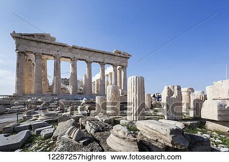 Temple of Athena; Athens, Greece View Large Photo Image Stock Photograph - Temple of Athena; Athens, Greece. Fotosearch