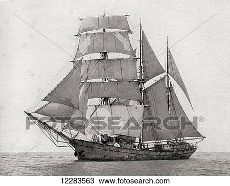 The British Barquentine Alaska, trading to the Ellis and Gilbert Islands. From The Romance of the Merchant Ship, published 1931. View Large Photo Image Stock Image - The British Barquentine Alaska, trading to the Ellis and Gilbert Islands. From The Romance of the Merchant Ship, published 1931.. Fotosearch