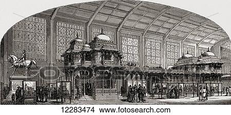 The Indian Pavilion, housed in the buildings of the Champ de Mars, Paris, France during the Paris Universal Exhibition of 1878. From The Magazine of Art published1878 View Large Photo Image Picture - The Indian Pavilion, housed in the buildings of the Champ de Mars, Paris, France during the Paris Universal Exhibition of 1878. From The Magazine of Art published1878. Fotosearch