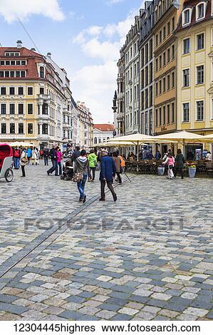 The old town city center of Dresden; Dresden, Germany View Large Photo Image Stock Photograph - The old town city center of Dresden; Dresden, Germany. Fotosearch