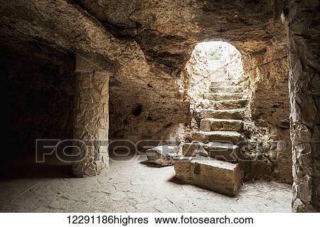 Stock Photograph - The Shepherds' Field is said the be the place where the shepherds watched their flocks by night and the angels appeared to them with the announcement of the birth of Jesus; Bethlehem, Israel. Fotosearch