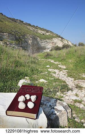 Stock Photograph - The Valley of Elah where David slew Goliath; Israel. Fotosearch