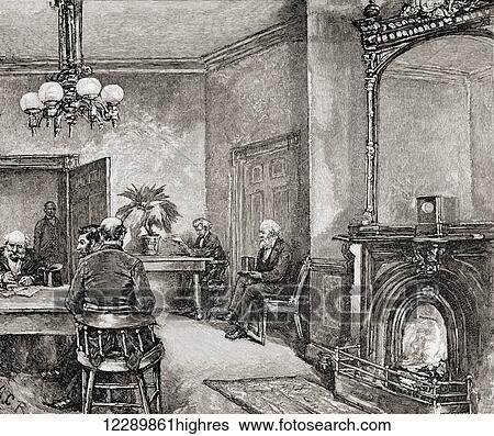 The waiting room in the White House, Washington D. C., America in the 19th century. From The Century Illustrated Monthly Magazine, published 1884. View Large Photo Image Stock Photograph - The waiting room in the White House, Washington D. C., America in the 19th century. From The Century Illustrated Monthly Magazine, published 1884.. Fotosearch