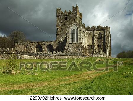 Stock Photograph - Tintern abbey; County Wexford, Ireland. Fotosearch