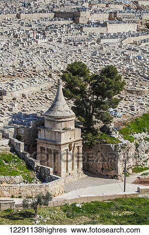 Stock Photograph - Tomb of Absalom; Jerusalem, Israel. Fotosearch