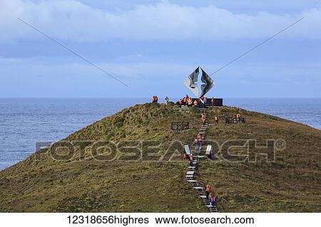 Tourists at Cape Horn visiting Drake Passage Memorial in Tierra del Fuego, Chilean Patagonia; Magallanes, Chile View Large Photo Image Stock Photograph - Tourists at Cape Horn visiting Drake Passage Memorial in Tierra del Fuego, Chilean Patagonia; Magallanes, Chile. Fotosearch