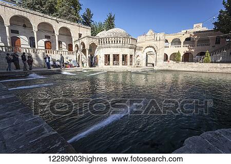 Tourists at Chamber of Abraham; Sanliurfa, Turkey View Large Photo Image Stock Photograph - Tourists at Chamber of Abraham; Sanliurfa, Turkey. Fotosearch
