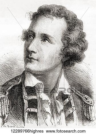 Stock Photograph - Vicenzo Lunardi, 1759 - 1806. Italian inventor, official and pioneering aeronaut. From Les Merveilles de la Science, published c. 1870. Fotosearch