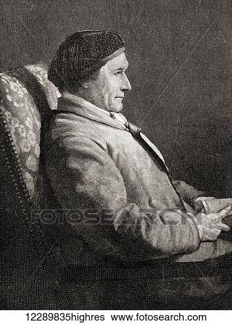 Stock Photograph - Victorien Sardou, 1831 1908. French dramatist. From The Century Illustrated Monthly Magazine, published 1884.. Fotosearch
